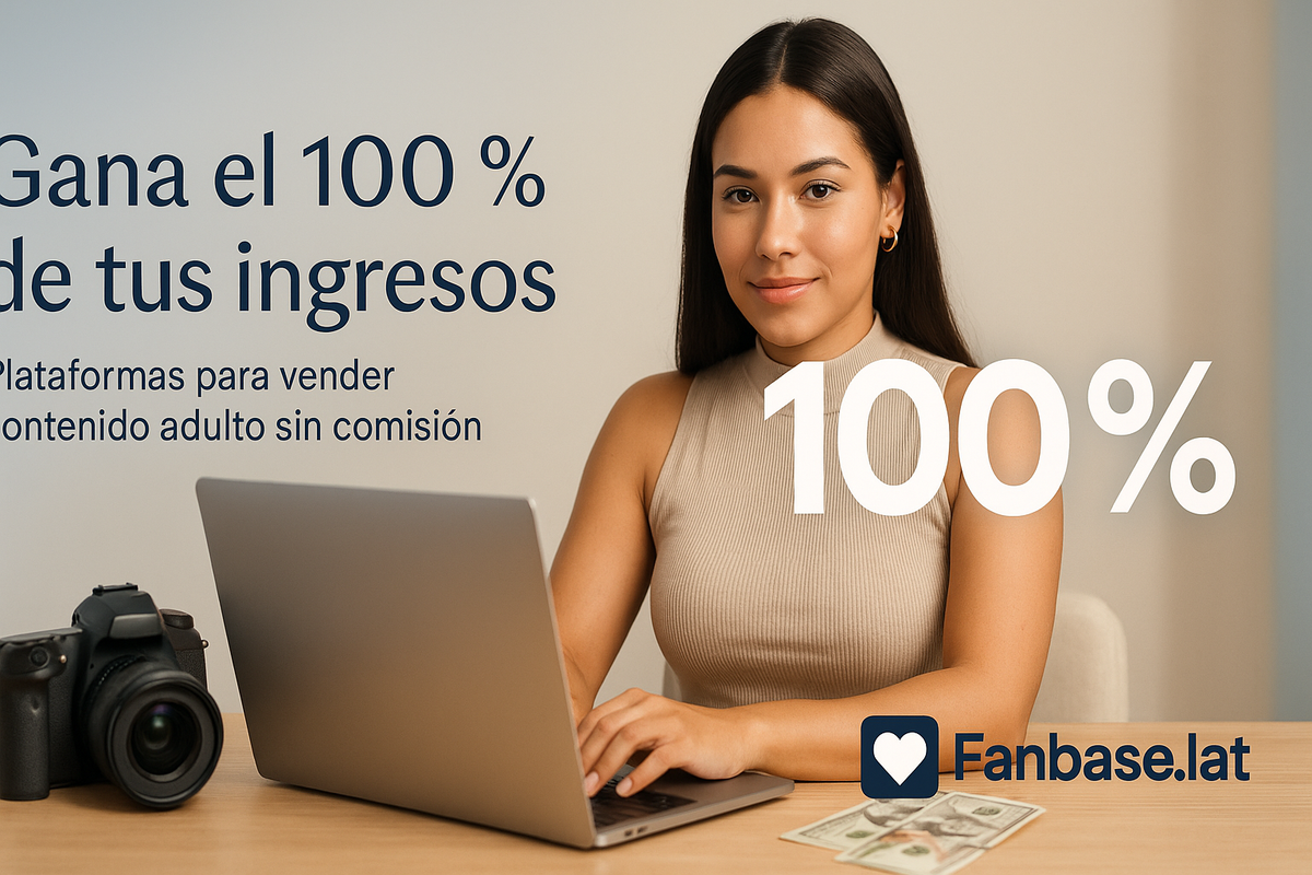 Plataformas para vender contenido adulto sin comisión: cómo ganar el 100 % de tus ingresos